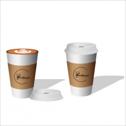 Macchiato To Go (espresso cu o pata de lapte), 40 ml