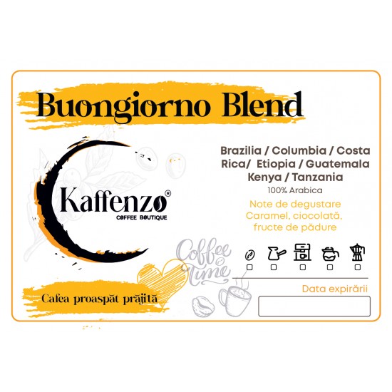 Boungiorno Blend pachet cafea boabe 200 gr Cafea boabe