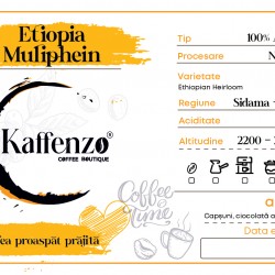 Etiopia Muliphein pachet cafea boabe 200 gr