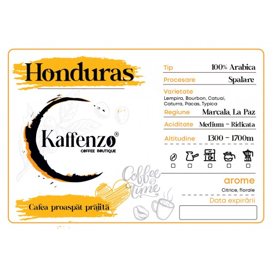 Honduras pachet cafea boabe 200 gr Cafea boabe