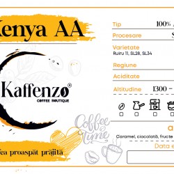 Kenya AA pachet cafea boabe 200 gr
