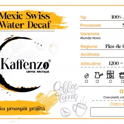 Mexic Decaf Swiss Water pachet cafea boabe 200 gr
